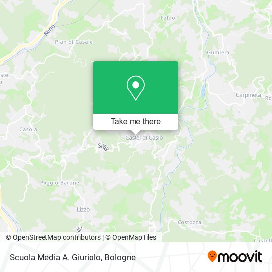 Scuola Media A. Giuriolo map