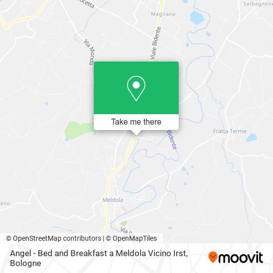 Angel - Bed and Breakfast a Meldola Vicino Irst map
