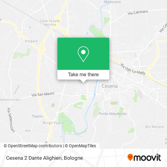 Cesena 2 Dante Alighieri map
