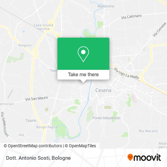 Dott. Antonio Sosti map
