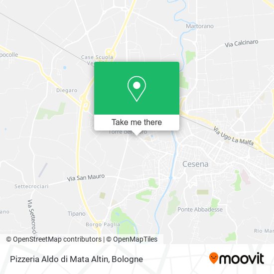 Pizzeria Aldo di Mata Altin map