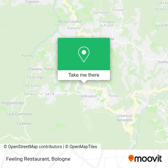 Feeling Restaurant map