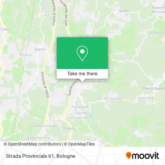 Strada Provinciale 61 map