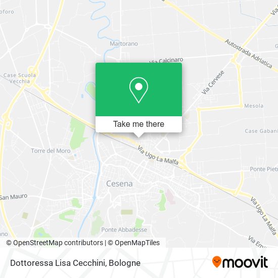 Dottoressa Lisa Cecchini map
