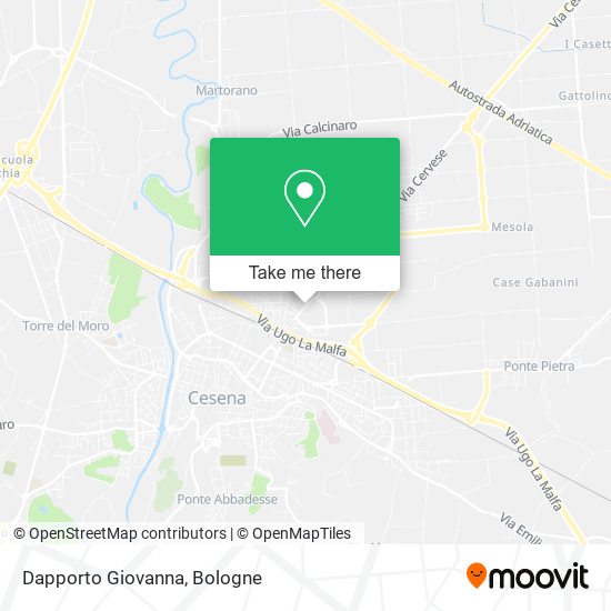 Dapporto Giovanna map
