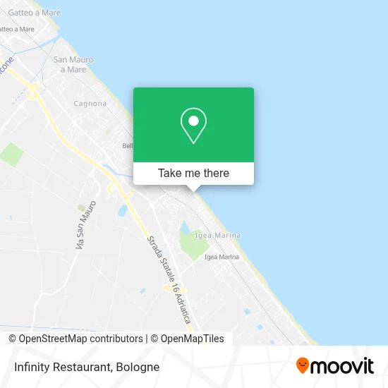 Infinity Restaurant map