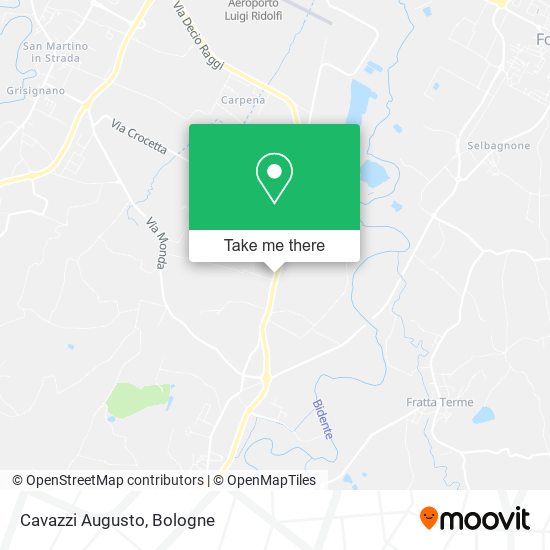 Cavazzi Augusto map