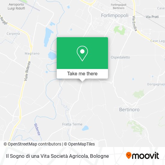 Il Sogno di una Vita Società Agricola map