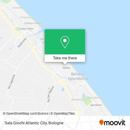 Sala Giochi Atlantic City map