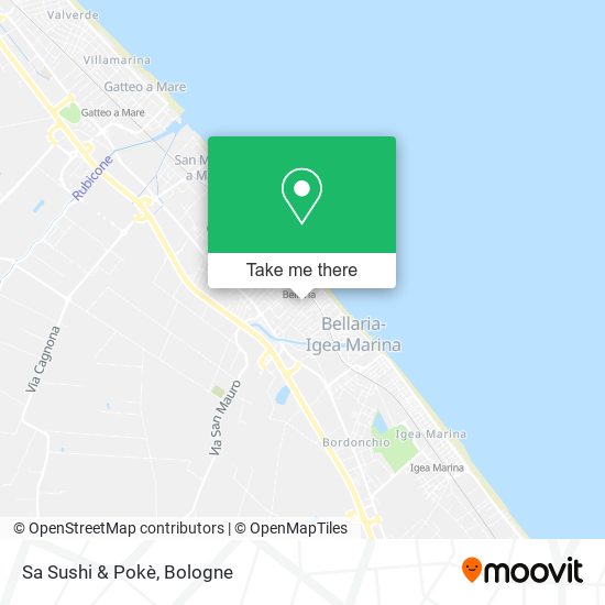 Sa Sushi & Pokè map
