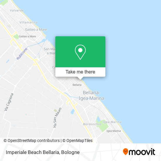 Imperiale Beach Bellaria map