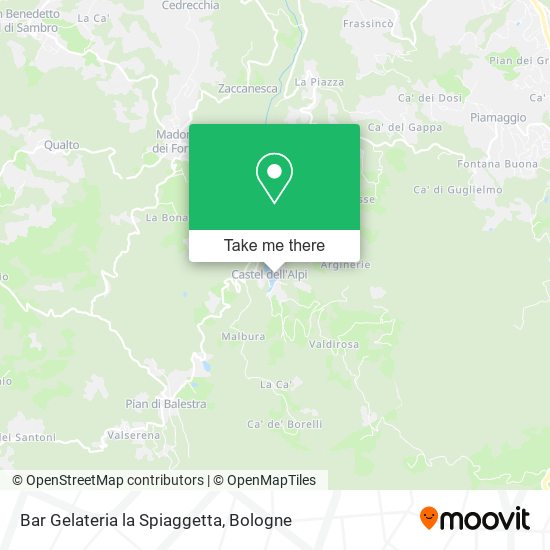 Bar Gelateria la Spiaggetta map