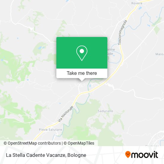 La Stella Cadente Vacanze map