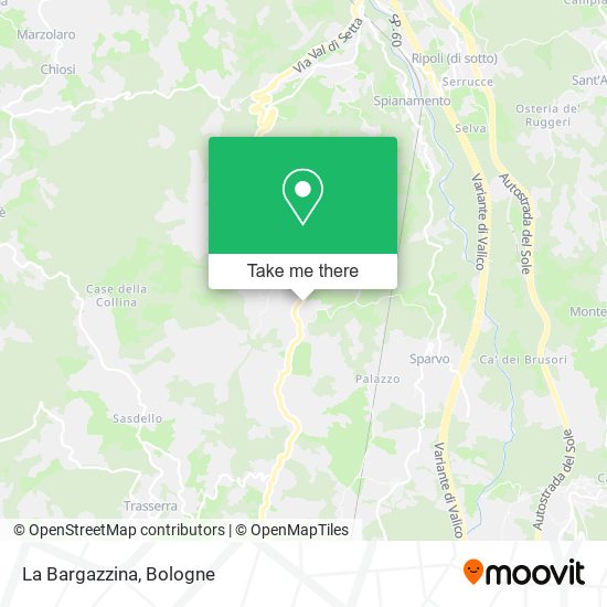 La Bargazzina map