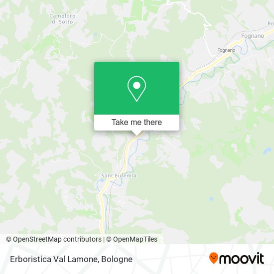 Erboristica Val Lamone map