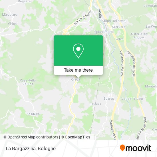 La Bargazzina map