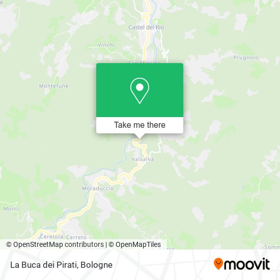 La Buca dei Pirati map