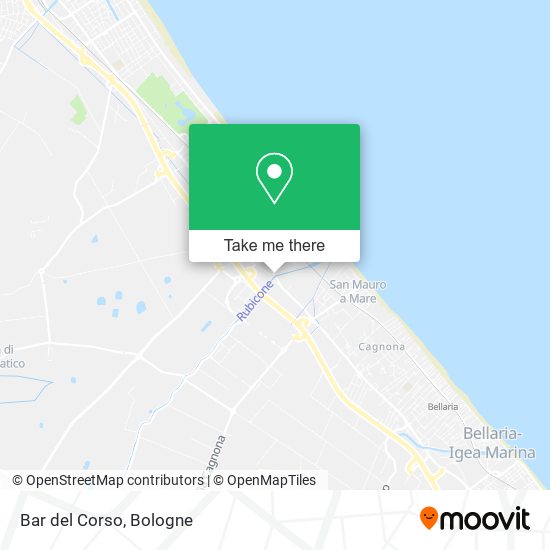 Bar del Corso map