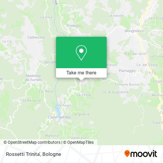 Rossetti Trinita' map