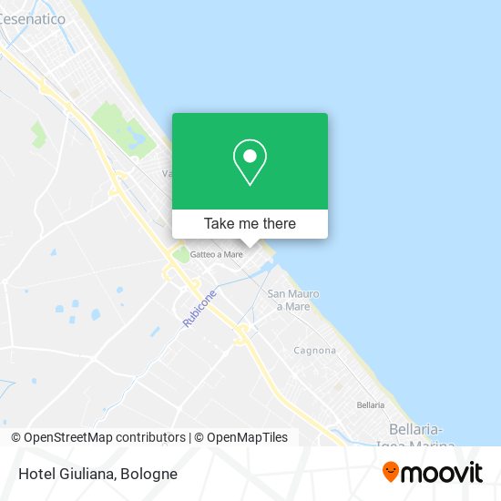 Hotel Giuliana map