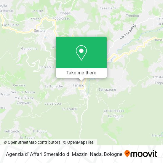 Agenzia d' Affari Smeraldo di Mazzini Nada map