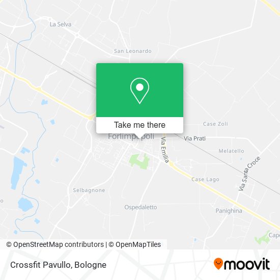 Crossfit Pavullo map