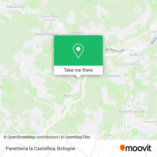 Panetteria la Castellina map