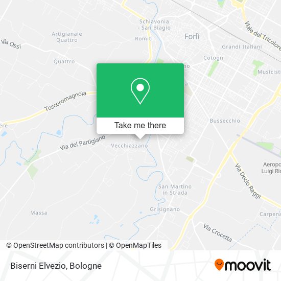 Biserni Elvezio map