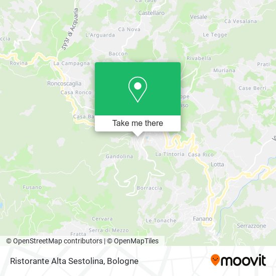 Ristorante Alta Sestolina map