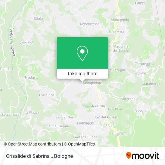 Crisalide di Sabrina . map