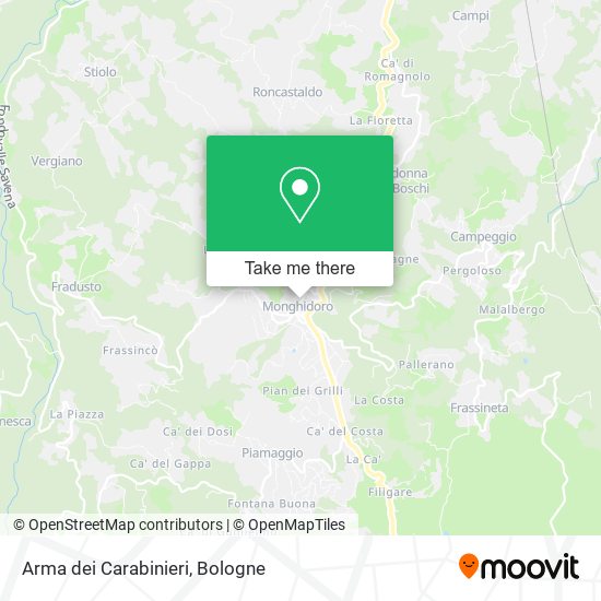 Arma dei Carabinieri map