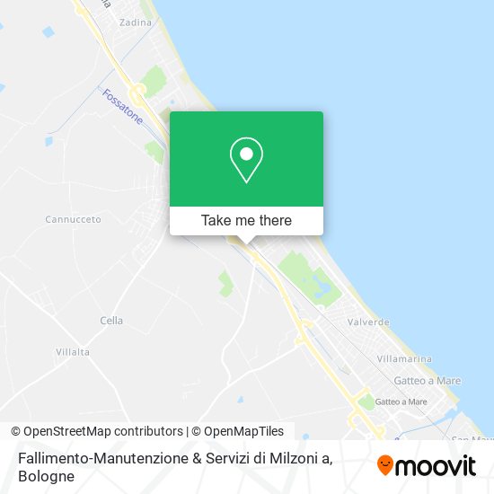 Fallimento-Manutenzione & Servizi di Milzoni a map