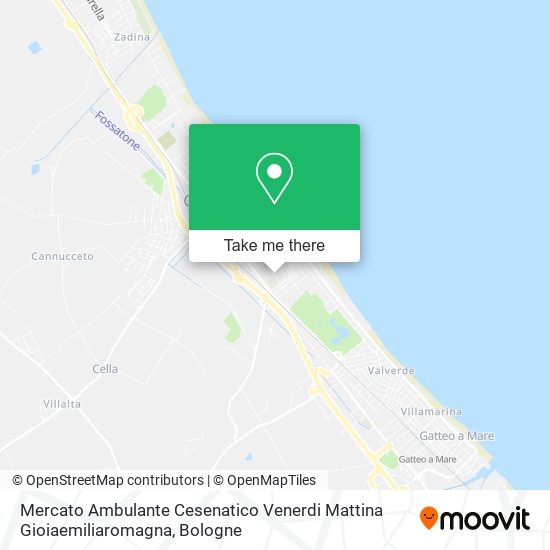 Mercato Ambulante Cesenatico Venerdi Mattina Gioiaemiliaromagna map