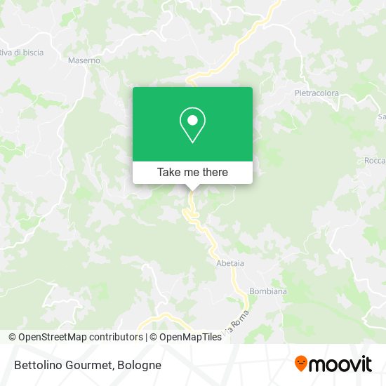 Bettolino Gourmet map