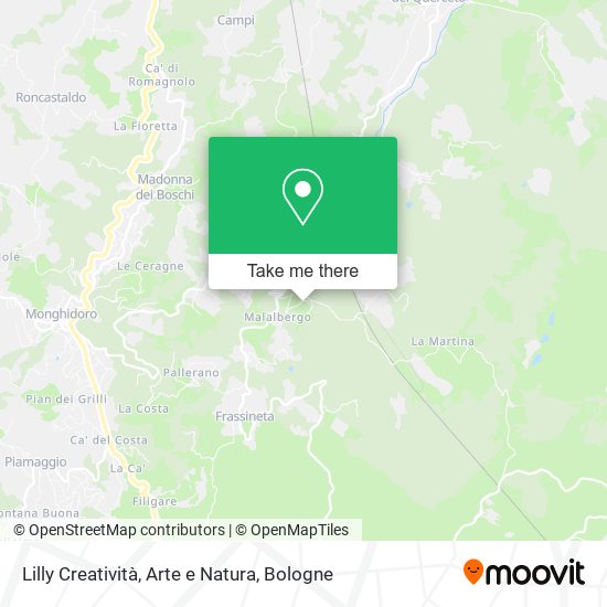 Lilly Creatività, Arte e Natura map