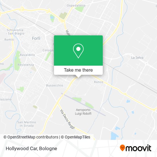 Hollywood Car map