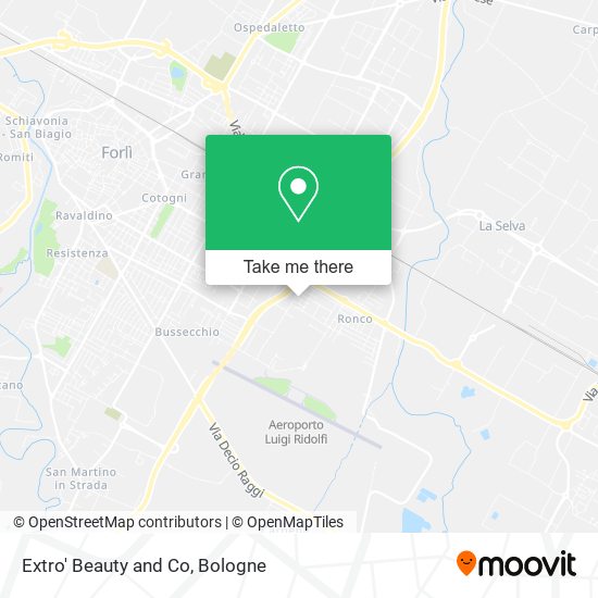 Extro' Beauty and Co map