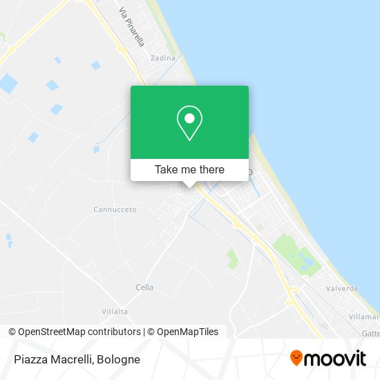 Piazza Macrelli map