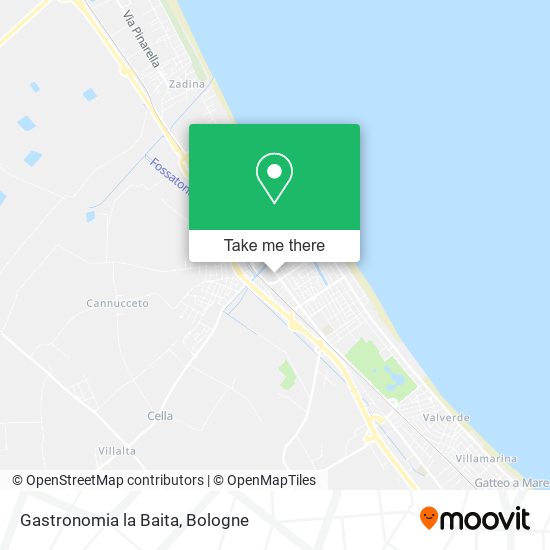 Gastronomia la Baita map