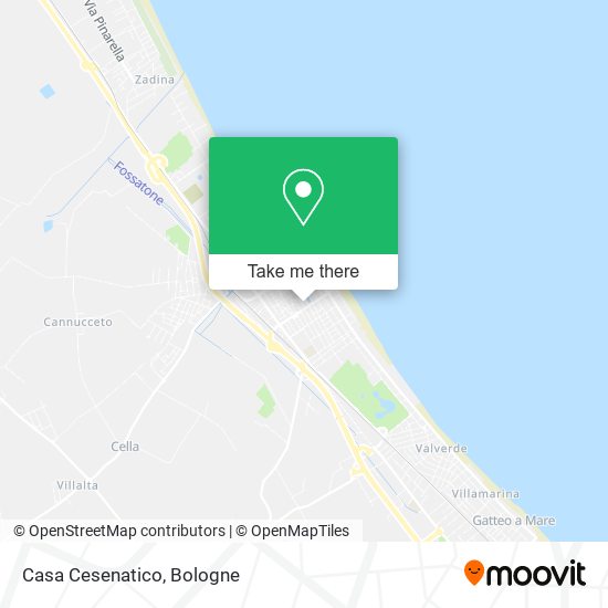 Casa Cesenatico map