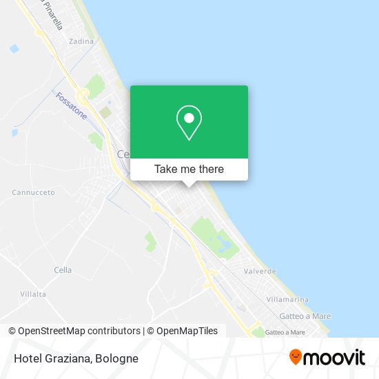 Hotel Graziana map