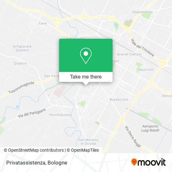 Privatassistenza map