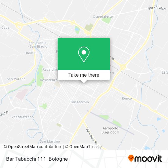 Bar Tabacchi 111 map