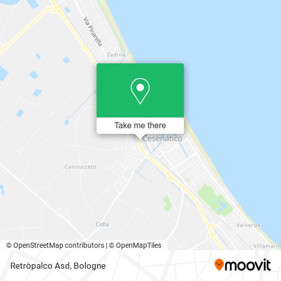 Retròpalco Asd map