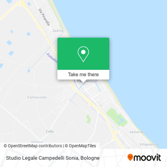 Studio Legale Campedelli Sonia map