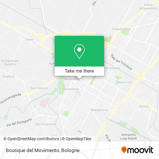 Boutique del Movimento map