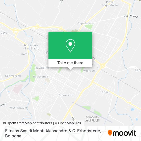 Fitness Sas di Monti Alessandro & C. Erboristerie map