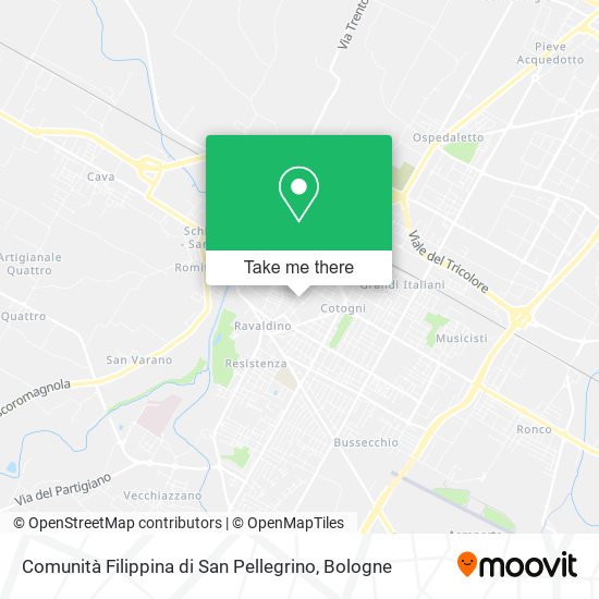 Comunità Filippina di San Pellegrino map