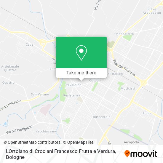 L'Ortolano di Crociani Francesco Frutta e Verdura map