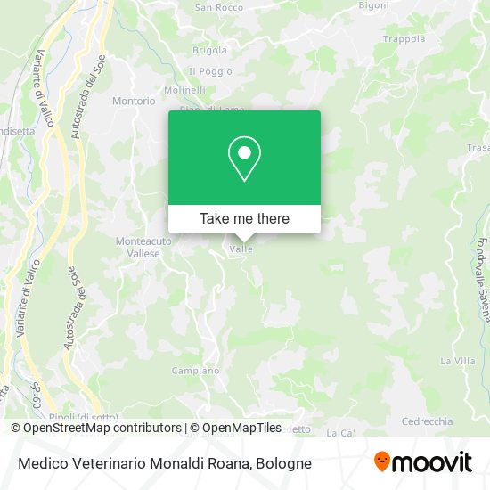 Medico Veterinario Monaldi Roana map